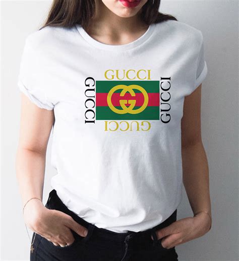 gucci t short|Gucci t shirt women.